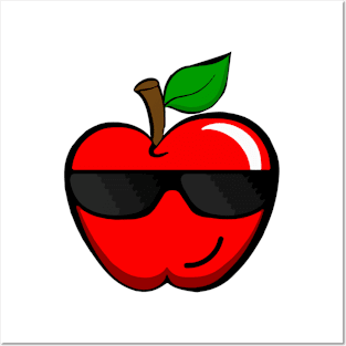 an apple cool Posters and Art